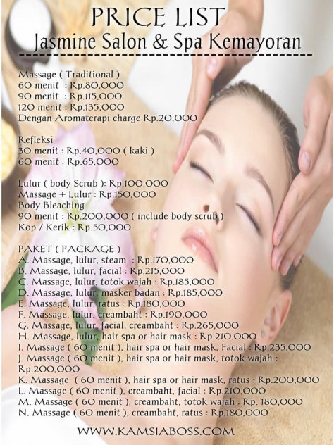 Jasmine Pijat Reflexi Spa Massage Salon Jakarta Utara